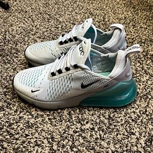 nike air max 270 teal and gray